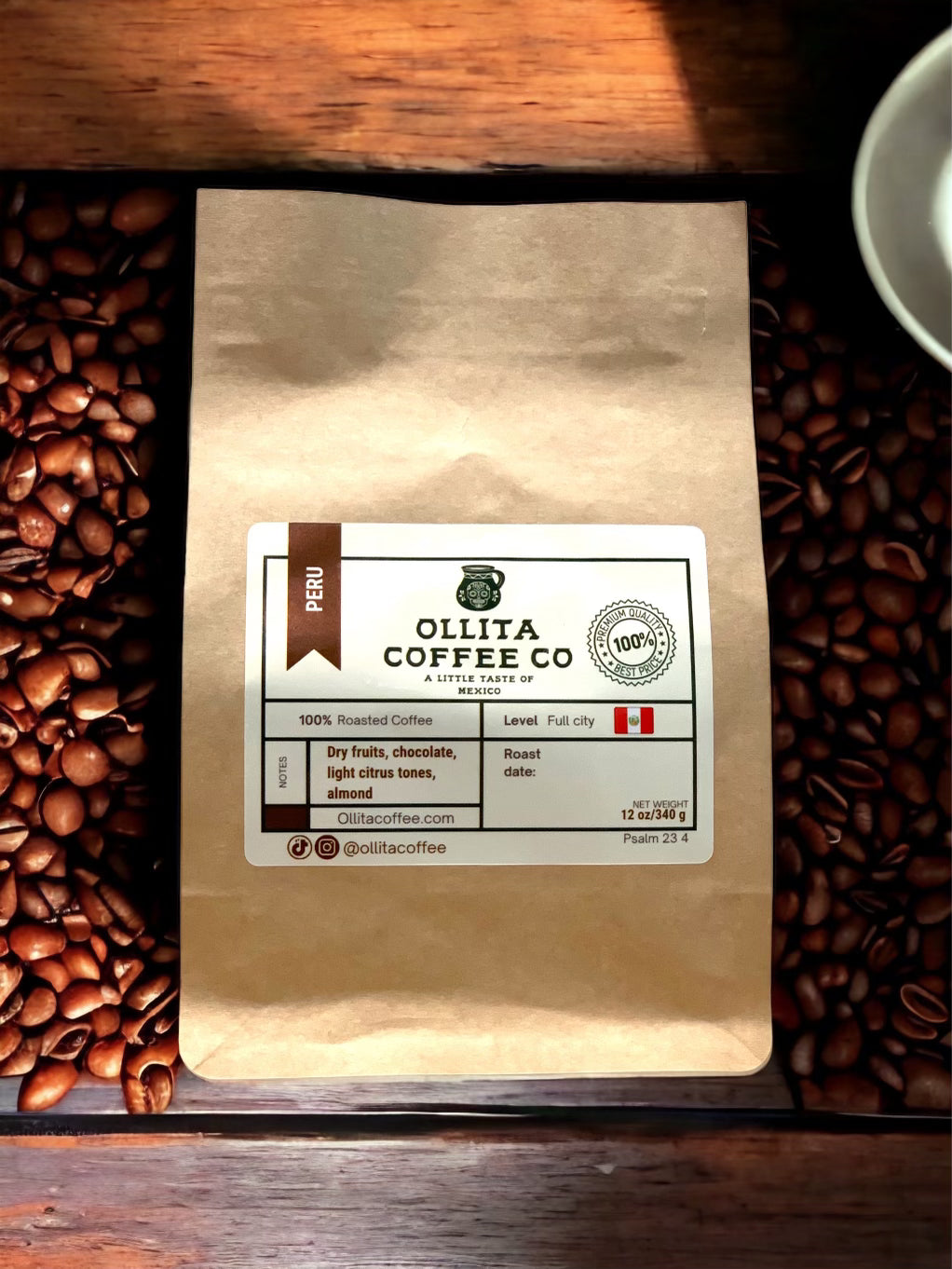 Peru Whole Bean - Ollita Coffee Company